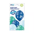Bebe Baby Boy Balon Boy Albastru, 6 bucăți 12 inch (30cm)