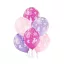 Bebe Baby Girl Set de baloane roz pentru fete, 6 buc 12 inch (30cm)