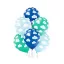 Bebe Fluffy Clouds Boy, Set de baloane, 6 buc, 12 inch (30 cm)