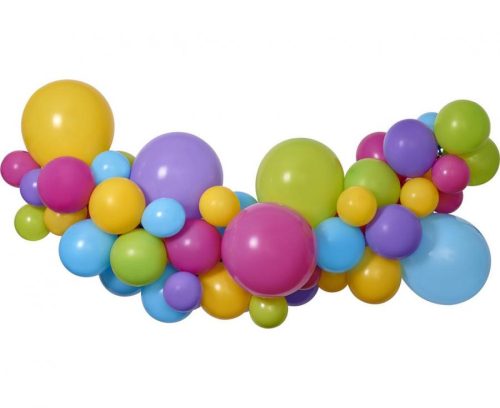 Colorat Colorful balon, balon ghirlandă set de 65 de bucăți