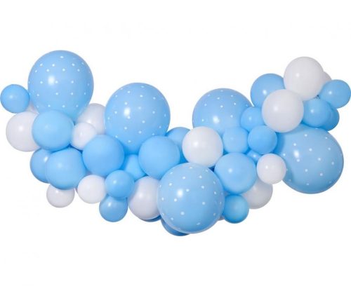 Albastru Bebe Blue balon, balon ghirlandă set de 65 de bucăți
