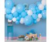 Albastru Bebe Blue balon, balon ghirlandă set de 65 de bucăți