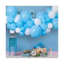 Bebe Baby Blue Set ghirlandă baloane albastre, 65 buc