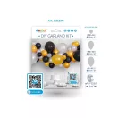 Bebe Silver-Gold-Black Baloane colorate, set ghirlande de baloane 65 buc