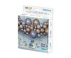 Colorat Silver-Gold balon, set ghirlandă cu baloane 65 buc