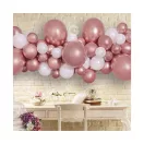 Colorat Rose Gold set ghirlandă cu balon, 65 piese