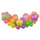Colorat Bright Set ghirlandă de baloane fluorescente cu 65 bucăți
