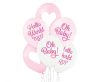 Oh Bebe Girl Pastel balon, balon 6 bucăți 12 inch (30cm)