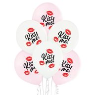 Iubire Kiss Me Balon sărut, 6 bucăți 12 inch (30 cm)