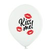 Iubire Kiss Me Balon sărut, 6 bucăți 12 inch (30 cm)