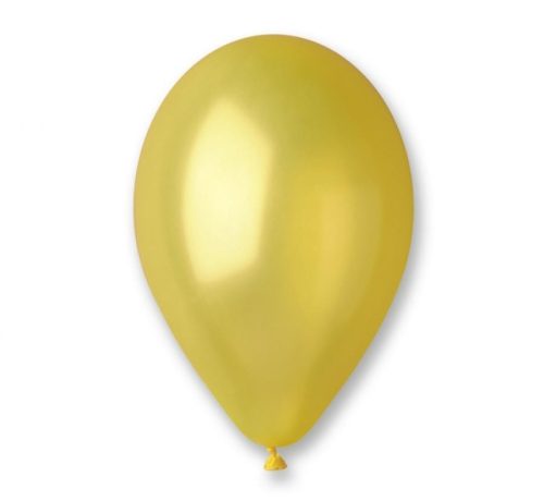 Metal Yellow, Galben balon, balon 100 buc. 10 inch (26 cm)