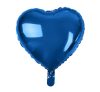 Dark Blue Heart , Albastru Inimă balon folie 37 cm