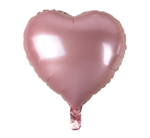 Light Pink Heart , Roz Inimă balon folie 37 cm