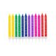 Colorat Crayons lumânare pentru tort, lumânare set de 12 bucăți