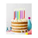 Colorat Crayons lumânare de tort, set de lumânări 12 buc