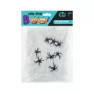 Halloween White Web Pânză de păianjen cu păianjeni