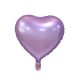 Matt Lilac Heart , Lilac Inimă balon folie 37 cm