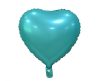 Matt Turquoise Heart , Turcoaz Inimă balon folie 37 cm