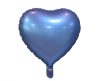Matt Violet Heart , Violet Inimă balon folie 37 cm