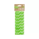 Colorat Green Polka Dots Paie de hârtie verzi, set de 24