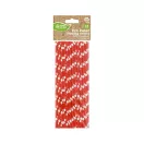 Colorat Red Polka Dots Paie de hârtie roșii pachet de 24