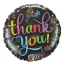 La mulți ani Balon din folie Thank You Chalkboard 46 cm