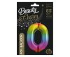Curcubeu Rainbow Balon folie cifra 0 85 cm