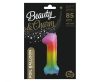 Numere Rainbow Balon din folie curcubeu numărul 1 de 85 cm