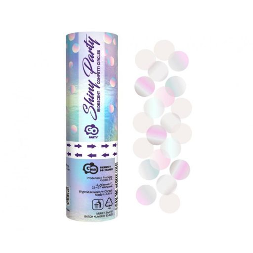 La mulți ani Shiny Party, Aruncător de Confetti Colorat 15 cm