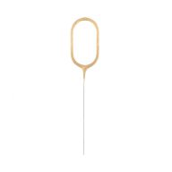 Numere Gold, Aurie 0 formă scânteie 17 cm