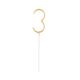 Numere Gold, Aurie 3-stea artificie 17 cm