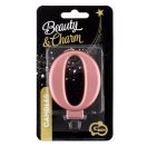 Numere Metallic Lumânare cifră Rose Gold 0, Lumânare de tort