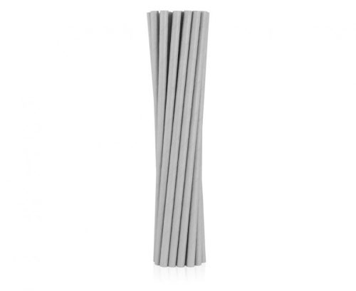 Colorat Grey Set de 12 paie de hârtie gri