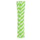 Verde Green Stripes Paiele flexibile din hârtie 12 bucăți