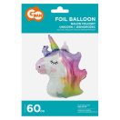 Unicorn Head balon din folie 60 cm