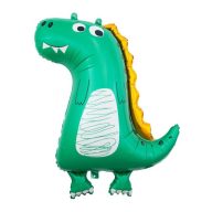 Dinozaur Green balon din folie 70 cm