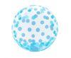 Blue Dots Aqua sfera balon folie 46 cm