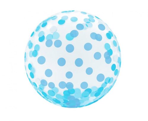 Blue Dots Aqua sfera balon folie 46 cm