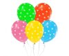 Steluțe Colorful balon, balon 5 bucăți 12 inch (30 cm)