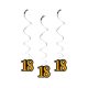 La mulți ani B&C Happy Birthday 18 Set Decorativ Panglici 3 Bucăți