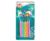 Colorat Jumbo Neon lumânare tort, set lumânări 12 buc