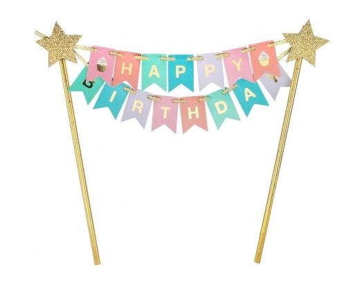 Happy Birthday Pastel tort decorare