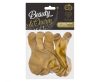 Iubire Platinum Gold Baloane inimă, set de 6 bucăți 12 inch (30 cm)
