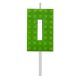 Blocks Green Blocks Lumânare Verde bloc de construcție numărul 0