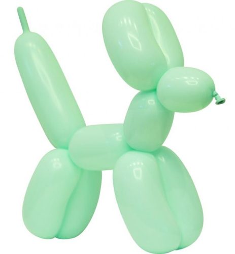 Verde Green Macaron balon de modelare, balon 50 bucăți