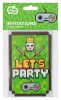 jucărie Game On Party Invitație 6 buc.