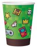 Gamer Game On Set Pahare de hârtie 6 buc. 200 ml