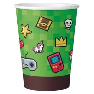 Gamer Game On Set Pahare de hârtie 6 buc. 200 ml