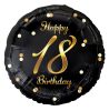 La mulți ani B&C Gold Happy Birthday balon folie 18 36 cm