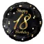 La mulți ani B&C Gold Happy Birthday balon folie 18 36 cm